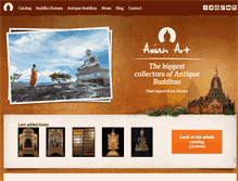 Tablet Screenshot of antique-buddhas.com